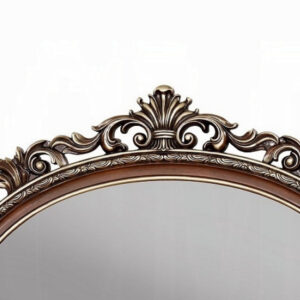 Alternative view of Vany Dresser Mirror, Intricate Brushed Champagne and Cherry Wood 43x53 -BM333092