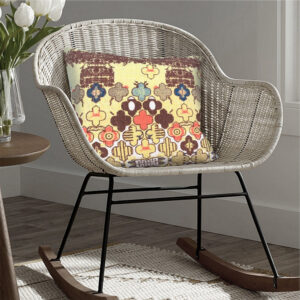 18 x 18 Square Accent Pillows, Printed Unique Quatrefoil Design, Set of 2, Multicolor - UPT-268965